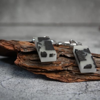 Raktų pakabukai | juoda-balta